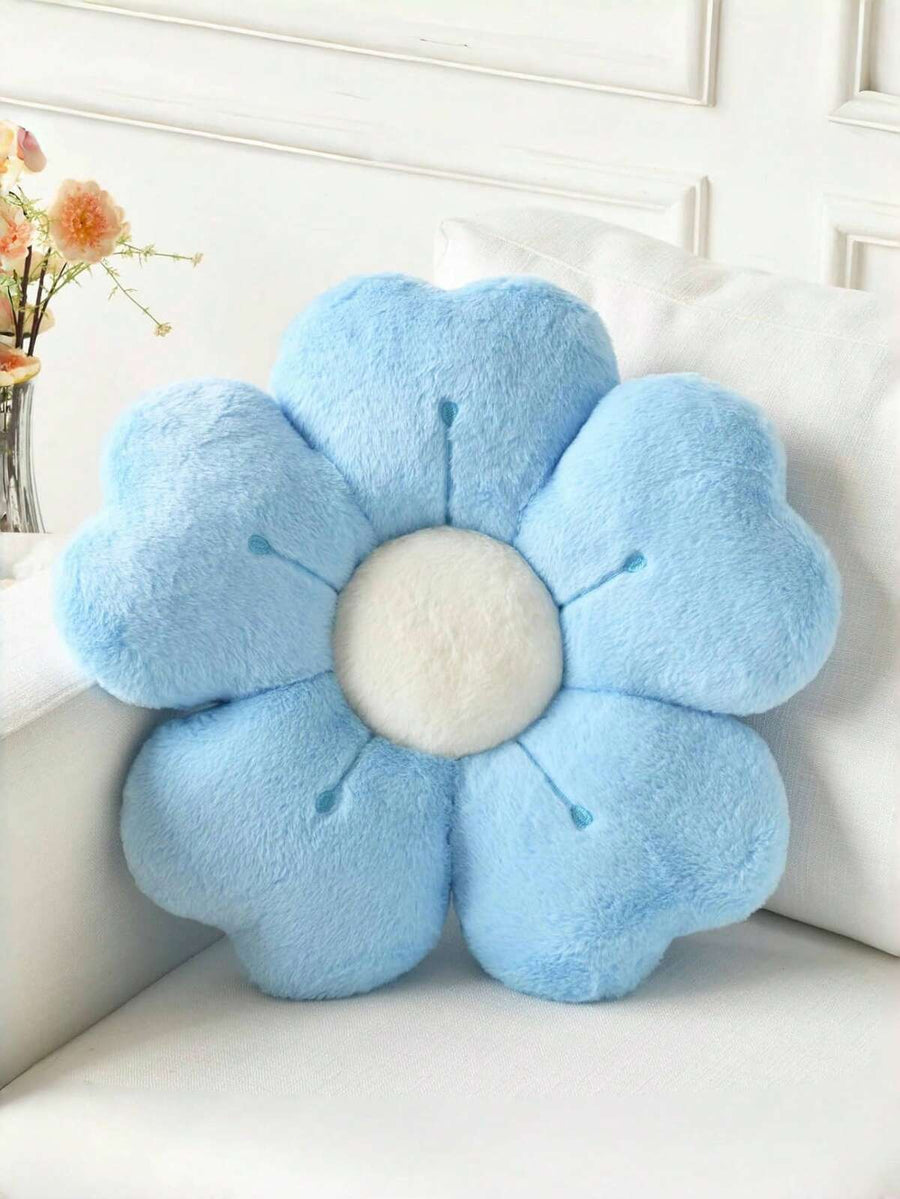 Christmas Decorative Pillows, Adorable Daisy Flower Cushions, Soft Faux Rabbit Fur Pillows For Sofas, Bedrooms, And Living Rooms,Perfect For Christmas And New Year Home Decor,A Wonderful Christmas Gift For Family And Friends